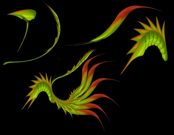 Creation of Flowerdragon: Step 3